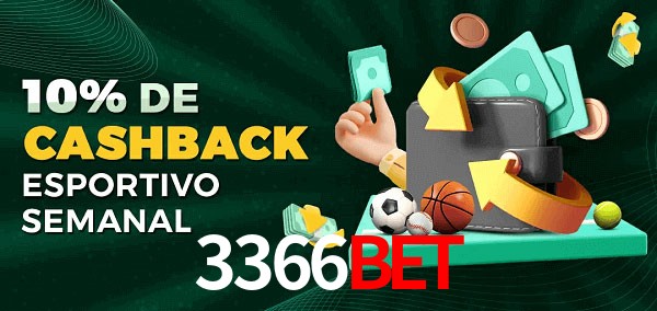 10% de bônus de cashback na 3366Bet